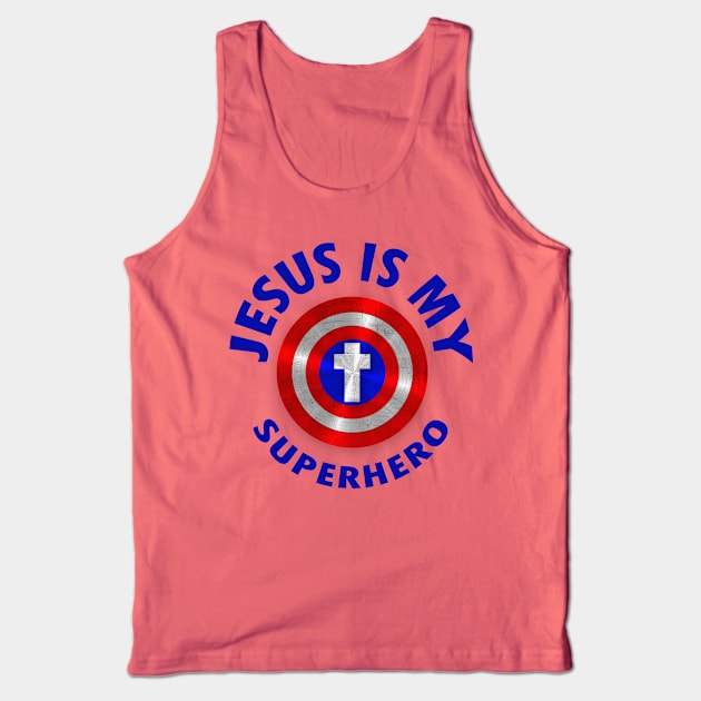 Jesus is my superhero Tank Top by presstex.ua@gmail.com